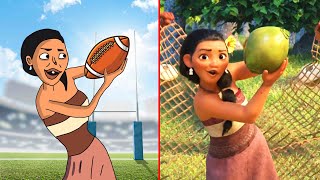 Moana Songs Funny Drawing Meme 😂 Try Not to Laugh 😂 [upl. by Charmine971]