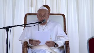 Discurso del Papa Francisco a los jóvenes en el estadio Sir John Guise en Papúa Nueva Guinea [upl. by Older]