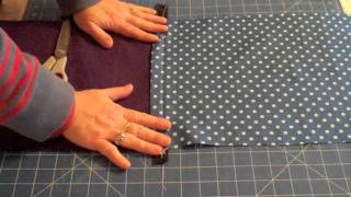 Sewing a Cushion Part 2 zip and finish [upl. by Herbert]