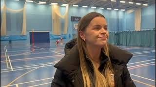 POSTMATCH Ashleigh Urquhart reacts to Uni of Derby Netballs 4271 defeat against Loughborough [upl. by Demona]