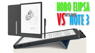 Kobo Elipsa vs Onyx Boox Note 3 Comparison [upl. by Kelwin928]