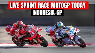 Live MotoGP Sprint Race Today IndonesiaGP at Mandalika Cirucit indonesiagp [upl. by Margarita]