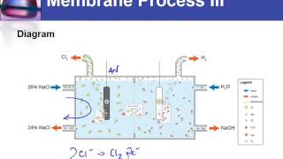 IC18 Industrial production of sodium hydroxide membrane process [upl. by Eeloj]