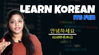 Learn Korean through Tamil  Survival Korean for Beginners  PART 1 [upl. by Omidyar]