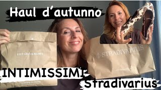 HAUL D’AUTUNNO INTIMISSIMIampSTRADIVARIUS [upl. by Airotahs]