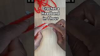 Lets crochet a headband Full tutorial on my channel [upl. by Deane]