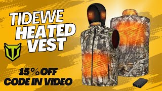 TIDE WE HEATED VEST REVIEW TideWe Review Outdoors Heatedvest [upl. by Aniara]