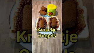 De nieuwe hype van Gorgels en monicageuze 😂👌🏼 kroket lekker foodshorts [upl. by Keyes]