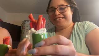 Trying Takis Cream Cheese Jalapeños [upl. by Ayaladnot]