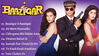 Baazigar Movie All SongsShahrukh KhanKajolShilpa ShettiMUSICAL WORLD [upl. by Rie]