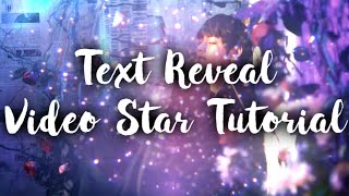 Text reveal tutorial for Video Star [upl. by Yajiv931]