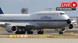 Live Frankfurt Airport Startbahn 18 West Planespotting [upl. by Yerffe]