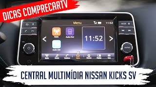 Central Multimídia Nissan Kicks SV [upl. by Hachman26]