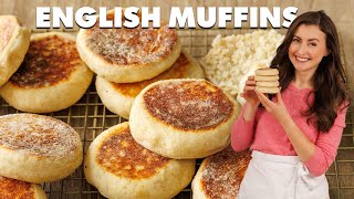 How to Make English Muffins at Home  Better Than StoreBought [upl. by Ynoep178]