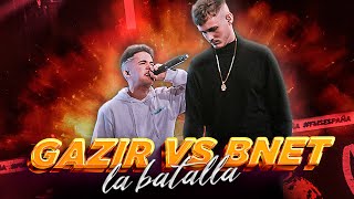 BNET VS GAZIR 🏆 REACCIÓN DE LA BATALLA 🏆 [upl. by Joost783]