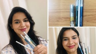 Miss Caire Colorlash All Day Wear Transparent Mascara amp Glimmersticks for Eyes Review and demo [upl. by Edrea]