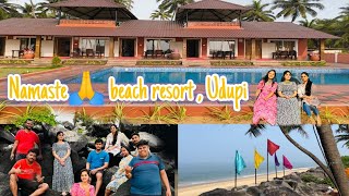 Namaste homestay and beach resort Udupi  Team outing  fun  activities  travelling [upl. by Ieso]