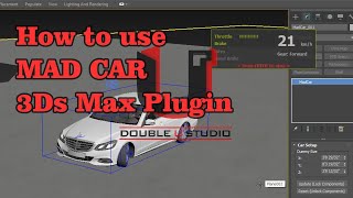 How to use MadCar  3Ds Max [upl. by Leeth152]