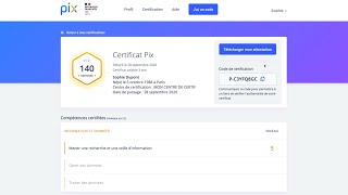 Attestez l’obtention de la Certification Pix [upl. by Hinckley]