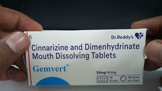 Gemvert Tablet Review In Hindi [upl. by Ardolino]