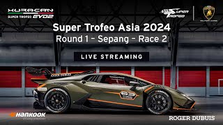 Lamborghini Super Trofeo Asia 2024 – Sepang Race 2 [upl. by Boak152]