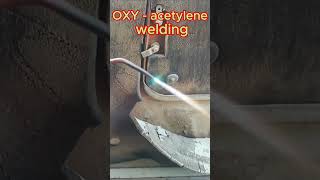 Oxy Acetylene welding  welding  welding torch  welding tips and tricks 🔥🔥 [upl. by Gladi]