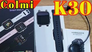 Colmi Smartwatch K30 Unboxing vs T500 T900 G500 G900 Z15 X7 FT30 Ligações Bluetooth [upl. by Auqinahs]