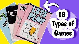 🤩DIY 4 Types of Easy GAMEBOOK Ideas at home with PaperTonniartandcraft papercraftideas [upl. by Nohsad]