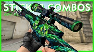 AWP Atheris Sticker Crafts  CSGO Stickers 2020 [upl. by Belvia]