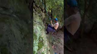 Whipps ledges rappel climbing rappelling nature outdoors [upl. by Naibaf898]