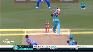 Highlights Strikers v Heat  BBL06 [upl. by Kalinda]