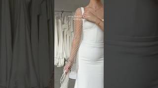 Timeless Pearl Sleeves A Modern Twist on the Classic Wedding Dress [upl. by Ennaeel]