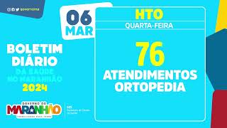 Boletim de atendimentos do HTO 0603 [upl. by Anaihsat]