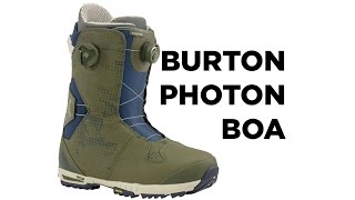 Burton Photon Snowboard Boot  BoardInsiderscom  2016 Burton Photon BOA Boots [upl. by Bigner]