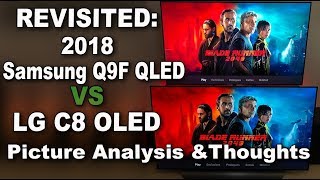 2018 OLED vs QLED  LG C8 vs Samsung Q9FN Direct Comparison [upl. by Perpetua]