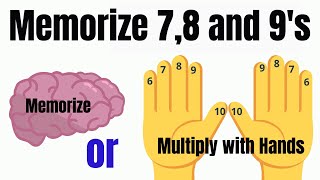 How do I memorize 7 89 Times Tables [upl. by Iver]