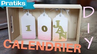 Loisirs créatifs  comment fabriquer un calendrier DIY [upl. by Akemehs395]