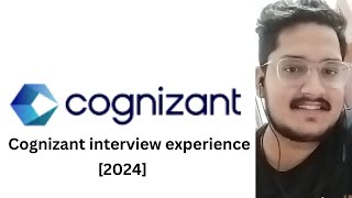 Latest Cognizant interview Experience 2024 [upl. by Anilag]