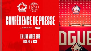 Suivez la conférence de presse avant LOSCPSG🎙️ [upl. by Airetahs]