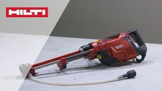 HOW TO use Hilti DD 30W diamond coring tool for handheld drilling [upl. by Veronique]