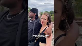 Where White Girls Who Date Black Guys 👩🏼‍🤝‍👨🏾 comedy derrickdicaprio interracial shorts [upl. by Socin]