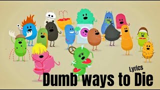 Dumb Ways To Die  Lyrics  NO COPYRIGHT Read Description [upl. by Lilla181]