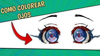 APRENDE A COLOREAR OJOS EN IBIS PAINT X [upl. by Bergeman]