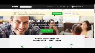 How to Make Money Online with Fiverrcom  Work from Home [upl. by Adniram]