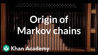 Origin of Markov chains  Journey into information theory  Computer Science  Khan Academy [upl. by Eilhsa]