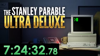 Lets Speedrun The Stanley Parable Ultra Deluxe All Endings [upl. by Oironoh226]