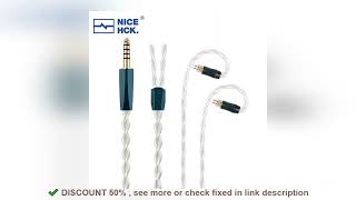 ✔️2023 NiceHCK FourMix Earphone Cable Quaternary Alloy Upgrade Wire 35 [upl. by Paymar591]