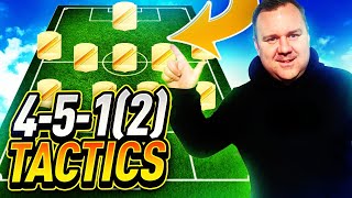 EAFC 24  THE BEST 451 2 CUSTOM TACTICS  PLAYER INSTRUCTIONS [upl. by Annawoj583]