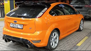 Ford Focus ST MK2XR5  Night drive  KMS exhaust sound [upl. by Ronoh498]