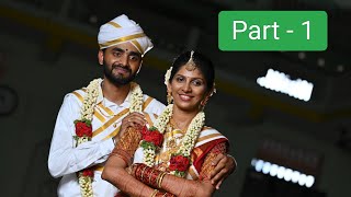 A typical havyaka traditional marriage part1  ಹವ್ಯಕ ಶೈಲಿಯ ಮದುವೆ [upl. by Wyatan]